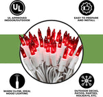 612_Vermont_50_Red_Christmas_Lights_on_a_White_Wire_String,_UL_Approved,_Indoor_and_Outdoor_Use,_9_Foot_of_Lighted_Length,_11_Foot_of_Total_Length