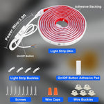 maylit_Under_Cabinet_LED_Strip_Lighting_Hardwired_24in/48in/72in,_Ultra_Bright_Small_LED_Light_Bar,_6000K_Cool_White,_110V-120V_Wired_Lights_for_Kitchen_Cabinet,_Counter,_Workbench,_Desk,_Closet,_Shelf,_Indoor