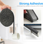 196_Inch_Self-Adhesive_Wedge_Weather_Stripping_Door_Seal_&_Window_Insulation_-_Soundproof_Gap_Filler,_Draft_Stopper_Foam_Tape_for_Door_Frame,_Black