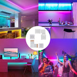 JACKYLED_20Packs_L_Shape_LED_Connectors_with_22Pcs_Clips_10mm_for_Strip_Lights