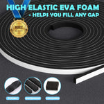 33FT_EVA_Weather_Stripping_Soundproof_Foam_Insulation_Tape_with_Adhesive_Foam_Weatherstripping_Door_Seal_Weather_Strip_for_Door_Frame/Window/Gaps_Sound_Proof