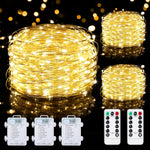 Mlambert_Fairy_Lights_Battery_Operated_with_Remote_and_Timer,_Waterproof_Dimmable_8_Modes_100_LEDs_Twinkle_Lights_for_Indoor_Outdoor_Decor