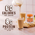 PBfit_8_Ounce_Classic_Peanut_Butter_Powder,_Powdered_Peanut_Butter_Spread_From_Real_Roasted_Peanuts,_8g_of_Protein_8%_DV,_Gluten-Free,_60_calories,_87%_less_fat_(Pack_of_1)