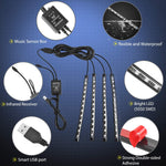Nilight_48_LEDs_DC_5V_Multicolor_Music_Car_Strip_Light_Under_Dash_Lighting_Kit_with_Sound_Active_Function_and_Wireless_Remote_Control,_2_Years_Warranty,_4PCS_USB_Interior_Lights
