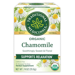 Traditional_Medicinals_Herbal_Tea,_Organic_Chamomile,_16_Tea_Bags_(Pack_of_1)