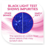 Medline_Simply_Soft_Cotton_Rounds_(300_Count),_100%_Cotton_Absorbent_and_Textured_Cotton_Pads,_Lint-Free