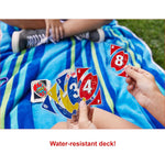 Games_UNO_Splash_Card_Game_for_Outdoor_Camping,_Travel_and_Family_Night_with_Water-Resistent_Plastic_Cards
