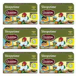 Celestial_Seasonings_Sleepytime_Herbal_Tea,_Caffeine_Free,_20_Tea_Bags_Box_(Pack_of_6)