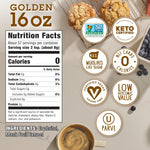 MONK_FRUIT_IN_THE_RAW,_Golden_16_oz_Baker's_Bag,_Pack_of_1,_Natural_Monk_Fruit_Sweetener_w/Erythritol,_Sugar-Free