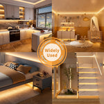 PAUTIX_COB_LED_Strip_with_Motion_Sensor,5V_USB_LED_Tape_Light_2700K/4000K,CRI90+_Super_Bright,Dimmable_Motion_Activated_LED_Strip_Light_for_Bedroom,Cabinets,Kitchen,Stair,Closet_Lighting_Projects