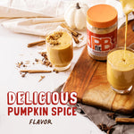 PBfit_15_Ounce_Pumpkin_Spice_Peanut_Butter_Powder,_Powdered_Peanut_Butter_Spread_From_Real_Roasted_Peanuts,_7g_of_Protein_7%_DV,_Gluten-Free,_70_calories,_90%_less_fat_(Pack_of_1)