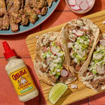 Cholula_Cremosa_Sauce,_Cilantro_Lime,_Mild_Heat,_Creamy_Squeezable_Topping_for_Tacos,_Enchiladas,_Soup,_Tostadas,_Eggs_and_More,_8_fl_oz