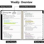 2024_Planner_-_Weekly_and_Monthly_Planner_from_January_2024_-_December_2024,_2024_Daily_Planner_Notebook_with_12_Monthly_Tabs,_Spiral_Twin-Wire_Binding,_6.3