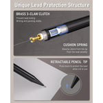 Four_Candies_Metal_Mechanical_Pencils_0.5mm,_2PCS_Mechanical_Pencils_0.5_with_Dual_Spring,_8_Tubes_HB_Lead_Refills,_2PCS_4B_Erasers_and_18PCS_Eraser_Refills,_Mechanical_Pencil_Set_for_Writing_Drawing