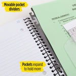 Five_Star_Spiral_Notebook_+_Study_App,_5_Subject,_College_Ruled_Paper,_Advance_Notebook_with_Spiral_Guard,_Movable_Tabbed_Dividers_and_Expanding_Pockets,_8-1/2