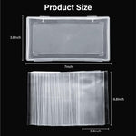 100_Pack_Paper_Money_Holders_with_Plastic_Storage_Case,_Clear_Thicken_Paper_Money_Currency_Collection_Sleeves_Protector_OPP_Bag
