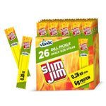 Slim_Jim_Smoked_Meat_Sticks,_Vlasic_Dill_Pickle_Flavor,_6g_Protein_Per_Serving,_Snack_Size,_Camping_Snack,_0.28_oz._(26_Count)