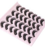 False_Eyelashes_Russian_Strip_Lashes_Fluffy_Fake_Eyelashes_Extension_D_Curl_Wispy_Handmade_Soft_Reusable_14_Pairs_Lashes_Pack_Eyelash_Extensions_Makeup_Cosmetic_Lash_Extensions_Eyelash_Extension_Eyelash_Extension_Lash_Extension