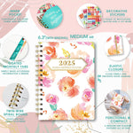 2025_Planner,_12-Month_Daily_Weekly_Monthly_Planner_from_JAN.2025_to_DEC.2025,_8.4_in_X_6_in,_Spiral_Planner_Notebook_with_Stickers,_Elastic_Closure,_Inner_Pocket