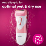 Philips_Beauty_SatinShave_Essential_Women's_Wet_&_Dry_Electric_Shaver_for_Legs,_Cordless,_Pink_and_White,_HP6306/50