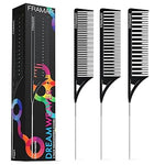 Framar_Dreamweaver_Highlight_Comb_Set_–_Combs_for_Hair_Stylist,_Highlighting_Comb,_Hair_Dye_Comb,_Hair_Highlighter_Comb_with_Metal_Pick,_Balayage_Comb