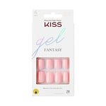 KISS_Gel_Fantasy_Press_On_Nails,_Nail_glue_included,_Aim_High',_Short_Size,_Squoval_Shape,_Includes_28_Nails,_2g_Glue,_1_Manicure_Stick,_1_Mini_File,_1_Adhesive_Tab_Nail_Art_Nail_Care