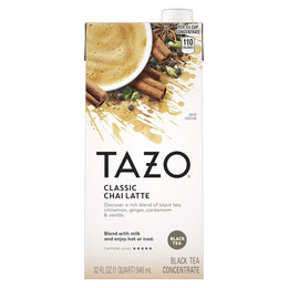 TAZO_Classic_Chai_Latte,_Black_Tea_Concentrate,_Easy-to-Serve_Caffeinated_for_Everyday_Lattes,_Mocktails_and_Hot_or_Iced,_32_oz_Carton