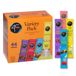 4C_Powder_Drink_Mix_Packets,_PSD_Variety_1_Pack,_44_Count,_Singles_Stix_On_the_Go,_Refreshing_Sugar_Free_Water_Flavorings_(11_Each_Wild_Berry_Pomegranate,_Cranberry-Pomegranate,_Fruit_Punch,_Lemonade)