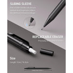 Four_Candies_Metal_Mechanical_Pencils_0.5mm,_2PCS_Mechanical_Pencils_0.5_with_Dual_Spring,_8_Tubes_HB_Lead_Refills,_2PCS_4B_Erasers_and_18PCS_Eraser_Refills,_Mechanical_Pencil_Set_for_Writing_Drawing