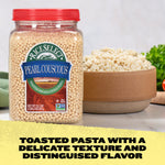 RiceSelect_Pearl_Couscous,_Israeli-Style_Wheat_Couscous_Pasta,_Non-GMO,_24.5-Ounce_Jar,_(Pack_of_1)