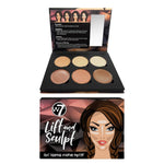 W7_Lift_&_Sculpt_Cream_Contour_Kit_-_Concealing,_Highlighting_&_Contouring_Makeup_Palette_-_Step-by-Step_Instructions_Included_Bronzer_Cosmetic