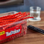 TWIZZLERS_Twists_Strawberry_Flavored_Licorice_Style,_Low_Fat_Candy_Tub,_5_lb_Snack_Sweet_Sugar_Corn_Bonbon_Salt_Artificial_Flour_Natural