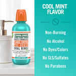 TheraBreath_Plaque_Control_Mouthwash,_Cool_Mint,_Pre-Brush_Rinse,_16_Fl_Oz_Oral_Antibacterial_Gentle_Pack_Sensitive_Vegan