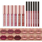 BestLand_12Pcs_Matte_Liquid_Lipstick_+_Lip_Liner_Pens_Set_-_One_Step_Lips_Makeup_Kits_Pigment_Velvety_Nude_Lip_Stain_Waterproof_Long_Wear_Lip_Gloss_Make_up_Gift_Set,_Cosmetic_Glossy_Cosmetic_Glossy_Lip_Care_Long_Lasting