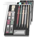 Mechanical_Pencil_Set_with_Leads_and_Eraser_Refills,_5_Sizes_-_0.3,_0.5,_0.7,_0.9_and_2_Mm,_for_Drafting,_Drawing_and_Sketching