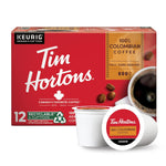 Tim_Hortons_100%_Colombian,_Medium_Dark_Roast_Coffee,_Single-Serve_K-Cup_Pods_Compatible_with_Keurig_Brewers,_12ct_K-Cups,_Red