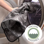 S&T_INC._Baby_Splat_Mat_for_Under_High_Chair,_Water_Resistant_Floor_Mat,_42_Inches_by_42_Inches,_Grey_Scatter