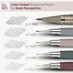 Mechanical_Pencil_Set_with_Leads_and_Eraser_Refills,_5_Sizes_-_0.3,_0.5,_0.7,_0.9_and_2_Mm,_for_Drafting,_Drawing_and_Sketching