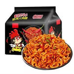 Samyang_Buldak_Spicy_Ramen,_Hot_Chicken_Ramen,_Korean_Stir-Fried_Instant_Noodle,_Original,_1_Bag_with_5_Pack_ramen__black_buldak_korean_Food