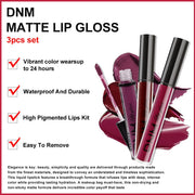 evpct_DNM_3Pcs_Dark_Red_Purple_Plum_Matte_Liquid_Lipstick_Lip_Stain_Sets_for_Women_Matte+Lipstick_Dark_Maroon_Long_Lasting_Permanent_Lipstick_24_hr_Hours_Magic_Lipstick_24_Hours_original_Waterproof_Lipgloss_Makeup_Gentle_Luxury_Cosmetic_Lip_Care_Glossy