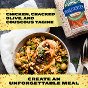 RiceSelect_Pearl_Couscous,_Israeli-Style_Wheat_Couscous_Pasta,_Non-GMO,_24.5-Ounce_Jar,_(Pack_of_1)