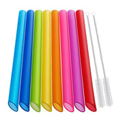 8_Pcs_Reusable_Boba_Straws_&_Smoothie_Straws_-_Multi_Colors_Jumbo_Wide_Reusable_Straws,_BPA_FREE_Food-Grade_Plastic_Straws_for_Bubble_Tea(Tapioca,_Boba_Pearls),_Milkshakes_with__Brushes