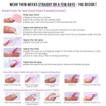 BTArtbox_Square_Ombre_Press_On_Nails_-_Soft_Gel_Press_On_Nails_Short_with_Nail_Glue,_15_Sizes_-_30_Reusable_Fake_Nails_Kit,_Vanilla_Cream
