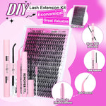 Eyelash_Extension_Lash_Clusters_D_Curl_9-16mm_Mix_Individual_Lashes_with_Lash_Bond_and_Seal_and_Remover_Lash_Applicator_for_Lash_Extension_Beginners_Makeup_Cosmetic_Eyelashes_Extensions