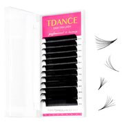 TDANCE_Easy_Fan_Lash_Extension_Rapid_Blooming_Volume_Eyelash_Extensions_C_CC_D_DD_J_B_L_Curl_0.03-0.12mm_Thickness_Easy_Fan_Volume_Lashes_Self_Fanning_Eyelashes_Extension_(D-0.07,14-19mm)_Makeup_Cosmetic