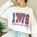 Land of the Free Because of the Brave T-Shirt - 4th of July T-Shirt