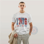 Land of the Free Because of the Brave T-Shirt - 4th of July T-Shirt