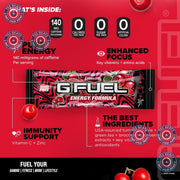 G_Fuel_PewDiePie_Energy_Powder_Packets,_Sugar_Free,_Clean_Caffeine_Focus_Supplement,_Water_Mix,_Lingonberry_Fruit_Flavor,_Focus_Amino,_Vitamin_+_Antioxidants_Blend_-_6_Stick_Pack,_0.25_oz