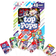 Top_Pops_Taffy_Pops,_48_Pack,_4_Assorted_Fruit_Flavor_Lollipops