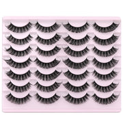 False_Eyelashes_Russian_Strip_Lashes_Fluffy_Fake_Eyelashes_Extension_D_Curl_Wispy_Handmade_Soft_Reusable_14_Pairs_Lashes_Pack_Eyelash_Extensions_Makeup_Cosmetic_Lash_Extensions_Eyelash_Extension_Eyelash_Extension_Lash_Extension